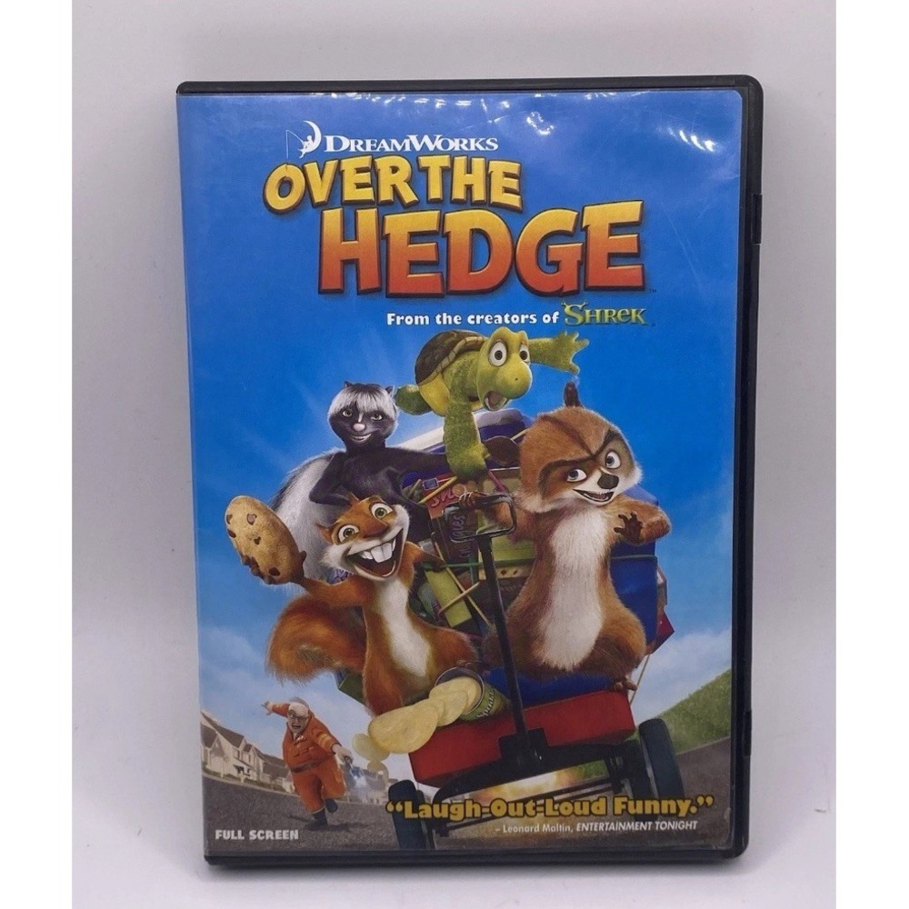 Over the Hedge DVD 2006 DreamWorks Full Screen Animated Movie G Rated